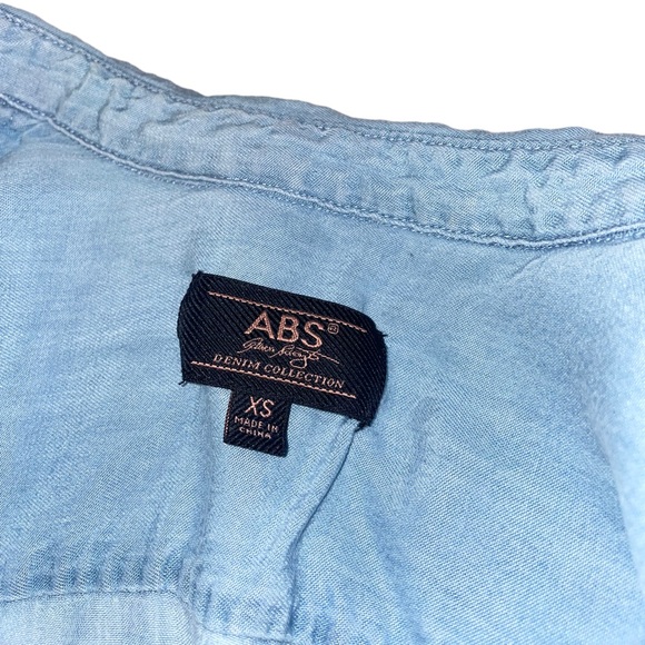 ABS Allen Schwartz Chambray Top - Picture 4 of 4